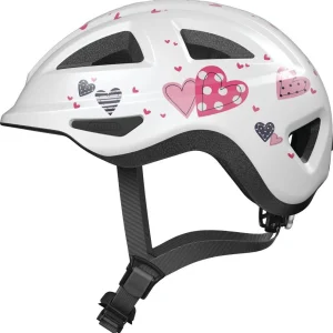 ABUS Anuky 2.0 ACE White heart - børnehjelm - OUTLET