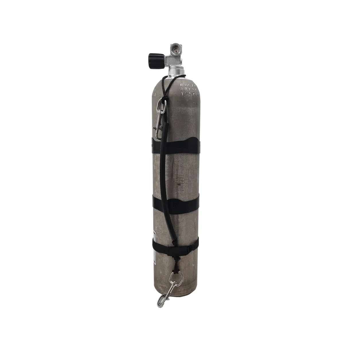 7,5 Alu. Flaske CF40 207 Bar / Stage-system m. NITROX VENTIL M26 - Billede 2