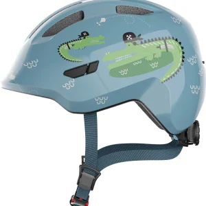 Abus Smiley 3.0 blue croco - børne cykelhjelm