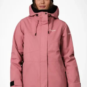 Aura Skijakke Dusty Red – Kvinder